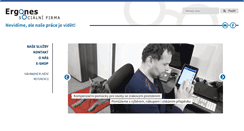 Desktop Screenshot of ergones.cz